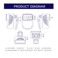 thumbnail image 3 of 1080P HD Portable Body Action Camera , DV Camcorder Loop Recording, Support TF Card Night Vision Cam MP4 Video ,Ultra HD, 3 of 7