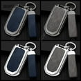 thumbnail image 4 of For Honda B 2/3 buttons Civic City Accord HR-V HRV CRV CR-V XR-V Odyssey Vezel Jade Zinc alloy+leather Car Key Cover Accessories, 4 of 29