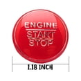 thumbnail image 3 of Xotic Tech Red Keyless Engine Start Stop Push Button Cover Trim for Toyota Camry Tacoma Prius Avalon Yaris, 3 of 6