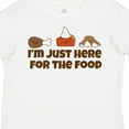 thumbnail image 4 of Inktastic I'm Just Here for the Food Boys or Girls Toddler T-Shirt, 4 of 5
