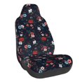 thumbnail image 1 of Wukai Vintage Rose Full Set Car Seat Covers with Soft Padding Universal Auto Front Seats Protector and Cushion Mat, 1 of 5