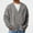 A2-Gray, variant on Mens Waffle Knit Cardigan Sweater Button V Neck Sweater Long Sleeve Open Front Dress Cozy Classic Basic Loose Casual Clothes,Light Blue 3XL