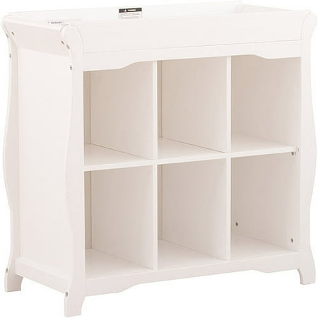 Storkcraft Aspen 6-Cube Organizer and Changing Table, Choose Your Finish