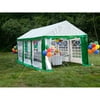 Enclosure Kit with Windows for Party Tent 10' x 20'3m x 6m, GreenWhite (Frame and Cover Not Included)