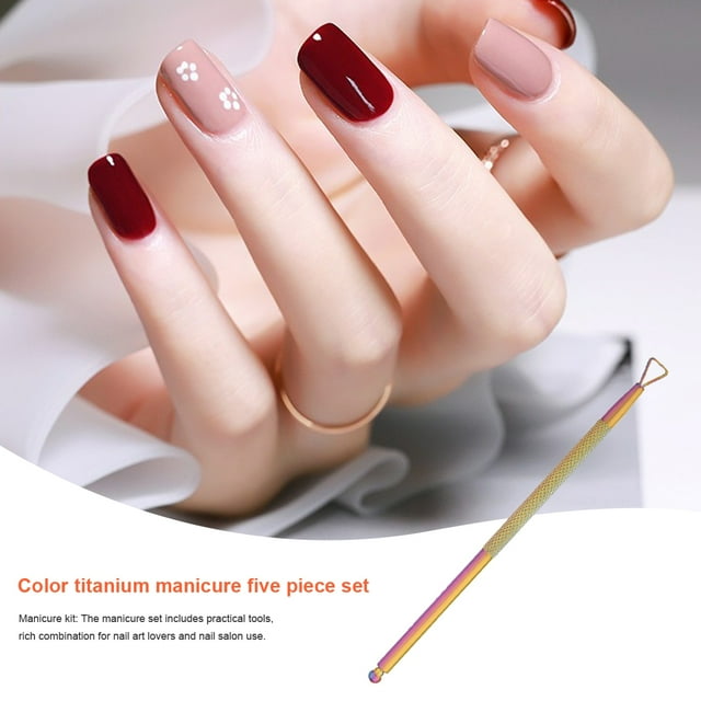 Manicure Tools Nail Clippers for Acrylic Nails Tip Nail Cutters for Nail Tips Multifunction Pushers Dead Skin Stick for Nail Art Type 3