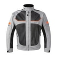 thumbnail image 1 of Summer Motorcycle Jacket Motorcyclist Jacket Clothing Protection Water Resistant Gray S, 1 of 8
