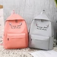 thumbnail image 4 of Fashion Style Multifunctional Large Capacity Canvas Four-piece Bag 4packs Gifts Clearance Gray, 4 of 5