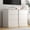White-2PCS, variant on Nightstand with 3 Drawers, Black Bedside Table Night Stand for Bedroom with Charging Station & Cut-Out Handle, Sofa Side Table Dresser for Bedroom(Black)