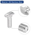 thumbnail image 4 of Paquete de 20 Tornillos T-Slot, Tornillo de Cabeza de Martillo M8 x 30mm para Perfil de Extrusión de Aluminio Serie 4040, 4 of 6