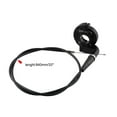 thumbnail image 3 of SWETRACE 1Par Grip De Con Cable Para Motocicleta Negro Material Resistente Y Ligero, 3 of 8