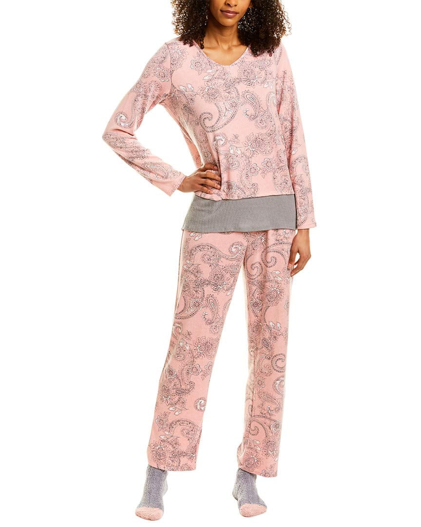 Ellen Tracy - Womens Sleepwear Small Ribbed Pajama Sets S - Walmart.com ...