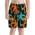 thumbnail image 2 of Cauagu Palm Trees Print Swim Trunks for Men,Youth Boys Swim Shorts Compression Liner Beach Shorts Boys' Swimming Shorts 7-20 Years Bathing Suit-X-Large, 2 of 7