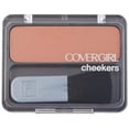 COVERGIRL Cheekers Blendable Powder Blush, 180 Brick Rose, 0.12 oz