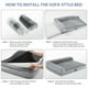 thumbnail image 5 of BFPETHOME - Camas ortopédicas para perros grandes, sofá cama impermeable con funda extraíble lavable, cama grande para perros con forro impermeable y parte inferior antideslizante, cama para mascotas, 5 of 5