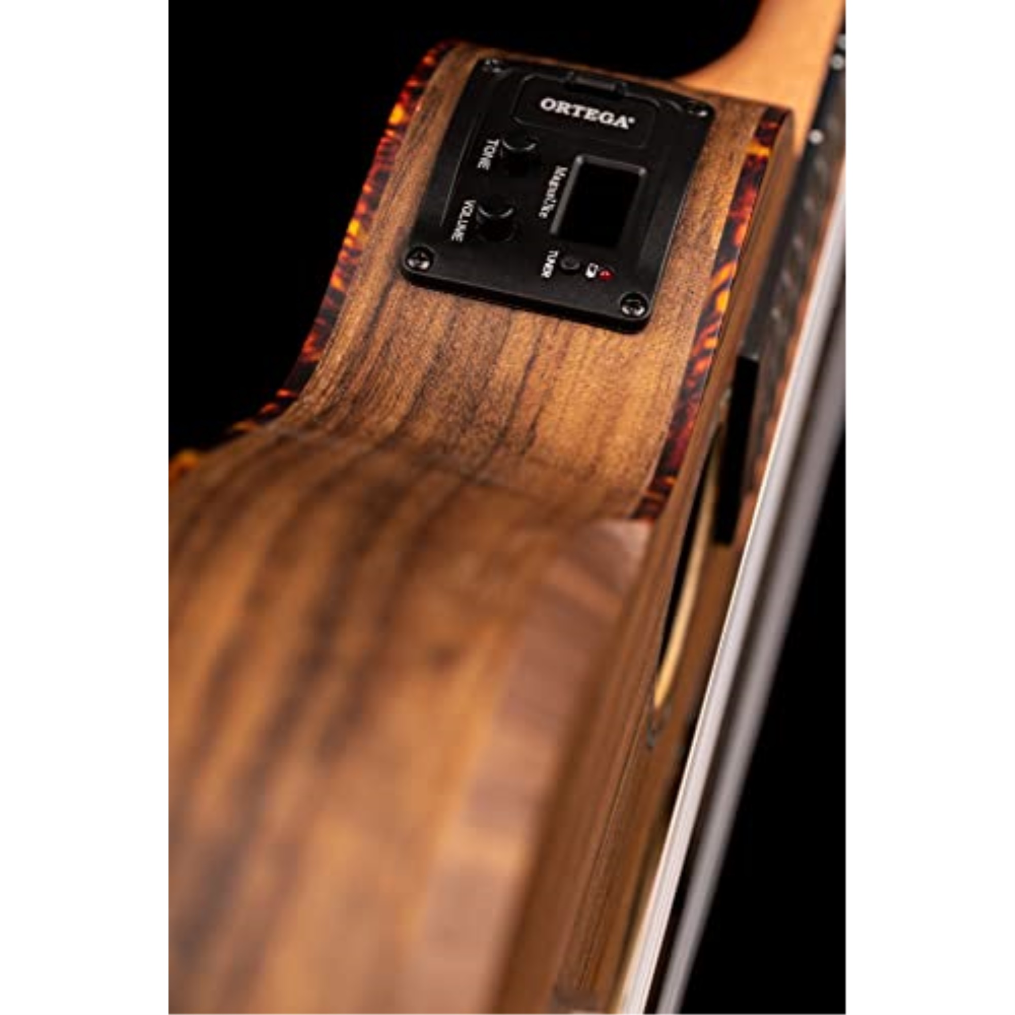 Custom Built Series Double Neck 4 & 8 String Tenor Acoustic-Electric Ukulele with Bag
