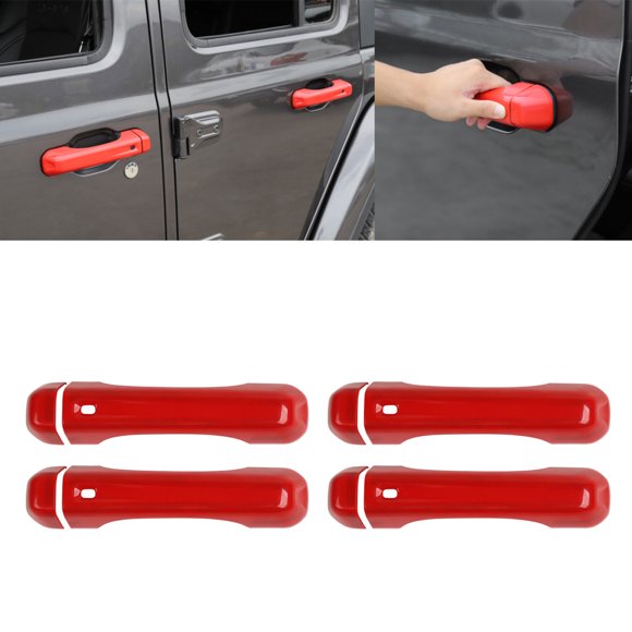 for 2018 -2021 2022 for Jeep for Wrangler JL Gladiator JT Door Handle Cover Trim 4Door