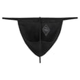 thumbnail image 3 of TANBOM Men's Nylon Thin Waistband Low Rise Thong Underwear, Black, 1-Pack, M, 3 of 6