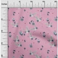 thumbnail image 1 of oneOone Cotton Cambric Fabric Dot|Floral & Stork Bird Printed Craft Fabric BTY 56 Inch Wide, 1 of 4