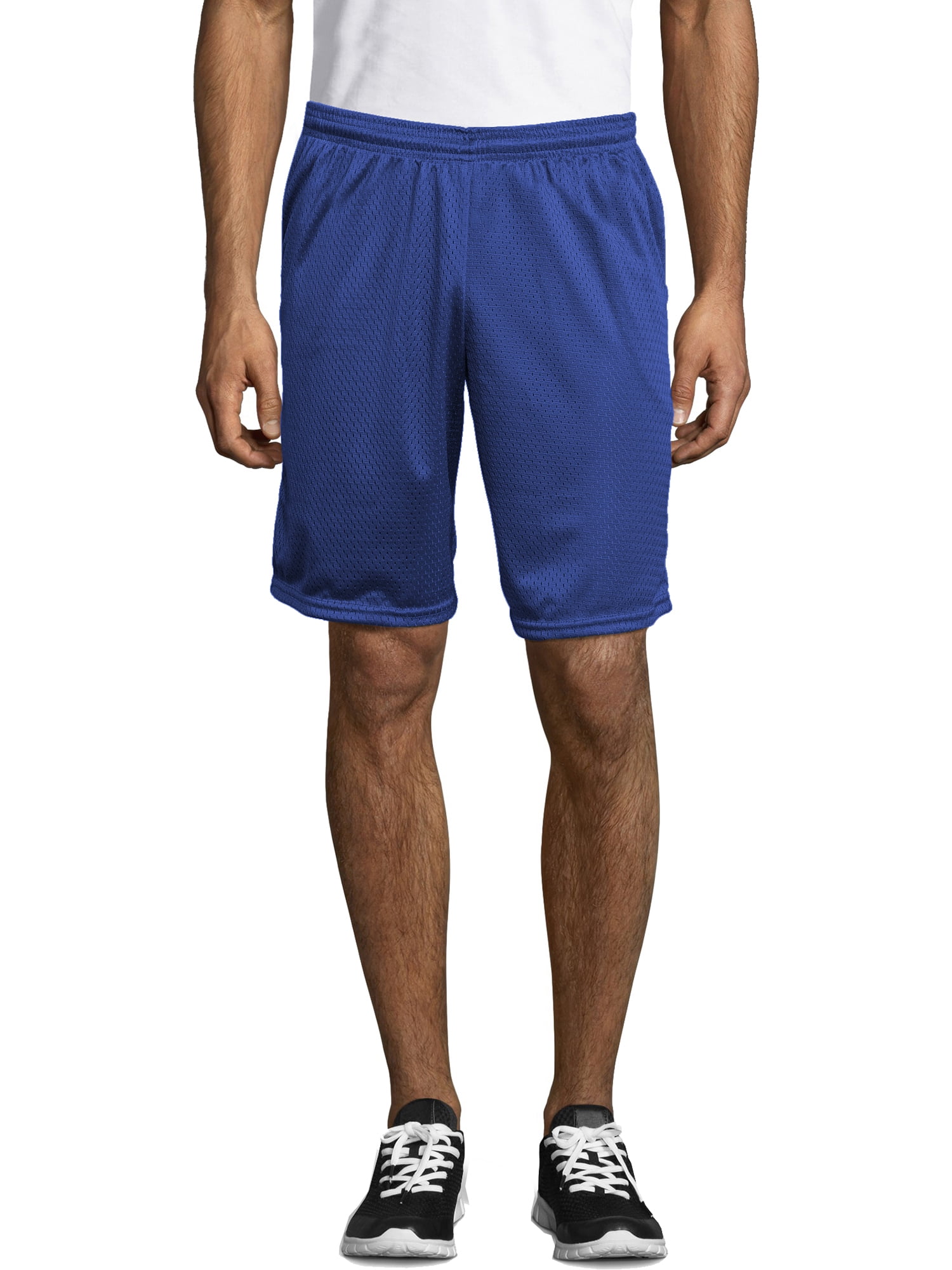 Hanes Sport Men's and Big Men's 9" Athletic Mesh Shorts with Pockets