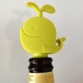 thumbnail image 2 of Tapón de botella de vino con forma de ballena reutilizable de silicona, corcho para botella de silicona, mantiene el vino (3 uds), 2 of 5