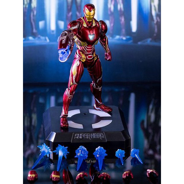 Figura de acción de Marvel MK50 de Iron Man, juguete modelo de los Vengadores 4, muñeco Nano, accesorio, paquete, versión de lujo Fivean unisex