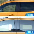 thumbnail image 2 of ALLTIMES 4PCS Car Pillar Post Trims for Ford Ranger 2023-2024, Gloss Black PC Soft, 2 of 5
