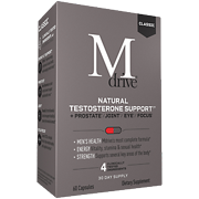 Mdrive Classic Testosterone Booster for Men, Support Healthy Prostate, Eyes, Joint, Energy, Stress Relief, KSM-66 Ashwagandha, Beta-Sitosterols, Lutein, Zeaxanthin, Boswellia, 60 Capsules