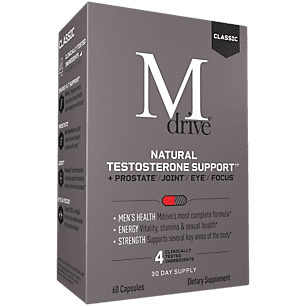 Mdrive Classic Testosterone Booster for Men, Support Healthy Prostate, Eyes, Joint, Energy, Stress Relief, KSM-66 Ashwagandha, Beta-Sitosterols, Lutein, Zeaxanthin, Boswellia, 60 Capsules