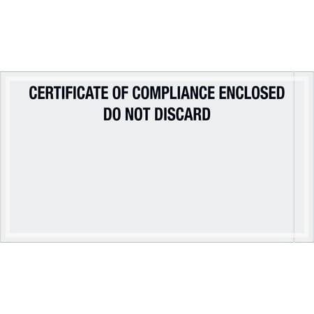 UPC: 0848109008219 | Tape Logic Transportation Envelopes Certificate of Compliance Enclosed 6 x 11 Printed C PL511