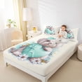 thumbnail image 3 of Homewish Pet Maltese Queen Sheets,Daisy Flower Queen Sheet Sets,Green,4pcs,1 Flat Sheet, 1 Fitted Sheet and 2 Pillowcases, 3 of 6
