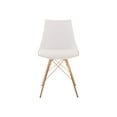 thumbnail image 1 of AveSix Oakley Chair, White and Gold, 1 of 6