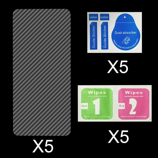 Película Protectora De Pantalla De Fibra De Carbono Para Redmi Note 12 12S Pro + Plus 5G 4G 2023