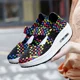 thumbnail image 2 of XIHAHA 2023 zapatos informales transpirables para mujer, mocasines con plataforma, cuñas tejidas de otoño, zapatos de tacón alto de nailon, zapatos de baile cuadrado, 2 of 5