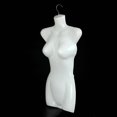 thumbnail image 5 of HEVIRGO Plastic Female Mannequin Form with Hook for Display Clothing Dress, White, 5 of 10