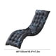 thumbnail image 3 of Cojín de Invierno para Silla Reclinable, Grueso, Plegable, de Doble Cara, con Correas | 119 X 48 Cm, de Algodón Perlado y Poliéster, Suave, para Mecedora, para Uso En Interiores y Exteriores., 3 of 6