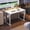 White, variant on Romorgniz 32 Inch Computer Desk with LED Lights for Small Spaces, Home Office Desk with Storage Bag, Headphone Hook, Black