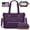 Deep purple, variant on Teacher Tote Bag 15.6 inch Laptop Bag for Women with Small Bag Professional Work Tote Bags Nurse Bag Computer Briefcase,Black