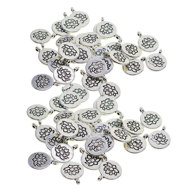 Colgantes Lotus Florals Para manualidades Accesorios de Joyería