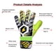 thumbnail image 3 of Guantes Fútbol Accesorios Entrenamiento Deportivo Transpirable (6#) Amarillo, 3 of 9