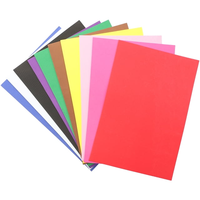 MasteelfCA 10PCS A4 Size Mixed Color Thick Sponge Paper Handicraft DIY Use Source Material