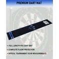 thumbnail image 3 of Yirinatek Professional Darts Mat with Oche Line System & Throw Lines – Premium Dart Mat for Floor Steeldart & Soft Darts | 260x60 cm | with Throwing Line, Ideal as a Gift [Blue], 3 of 6