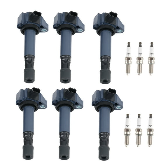 maXpeedingrods UF713 Set of 6 Ignition Coil Pack and Iridium Spark Plugs Fit for Acura RDX RLX TLX, for Honda Accord Crosstour Odyssey Pilot 2013-2019 V6 3.5L, Ignition Coil Kit Replaces UF-713