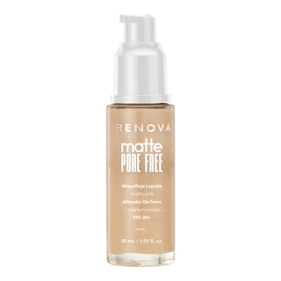 Maquillaje Líquido Renova Matte Pore Free Honey 30 ml