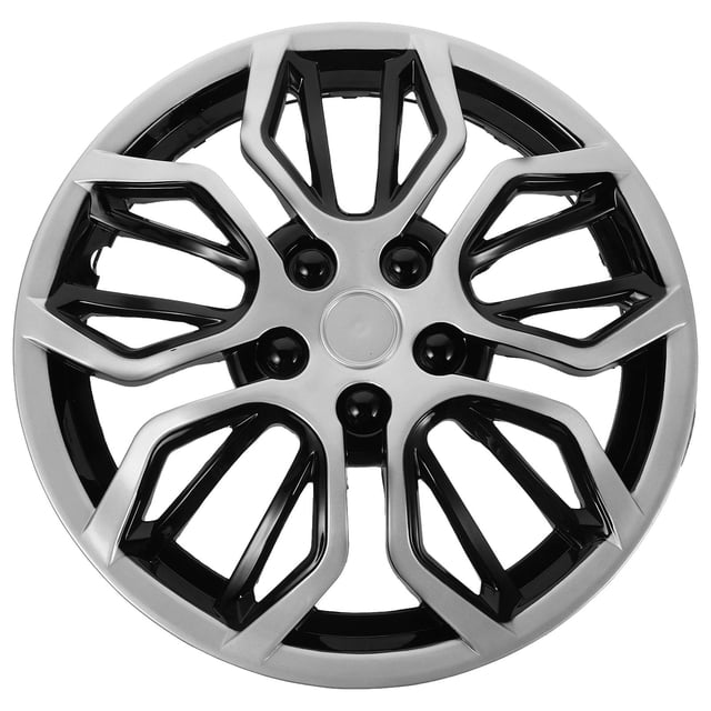 OULII 1Pack Silver Trailer Wheel Center Caps Aluminum for RV Owners Universal Fit