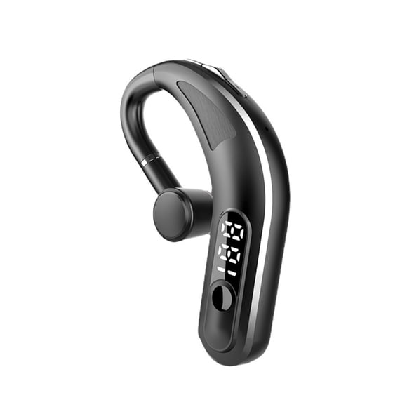 Matsuzay Auricular Inalámbrico 180 Grados Ganchos para la oreja Auriculares Negro Cables de audio/vídeo Negro