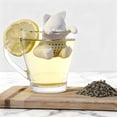 thumbnail image 4 of Visland Silicone Tea Infuser Cat Shaped Strainer Loose Leaf Tea Brewer Cute Cartoon Tea Filter for Home Office, 4 of 7