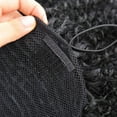 thumbnail image 6 of Kesenlong 1 Set Black Weaving Net Caps Elastic Drawstring Ponytail Hair Net Wig Making Tools, 6 of 11