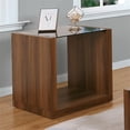 thumbnail image 3 of Furniture of America Trice Contemporary Wood 2-Piece Coffee Table Set in Walnut, 3 of 5