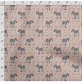 thumbnail image 4 of Soimoi Animals Printed,Cuddle Minky Fabric, Sewing Fabric by The Yard 56 Inch Wide,Decorative Plush Soft Fabric, Baby Garments, Toys and Blankets, Orange, 4 of 5