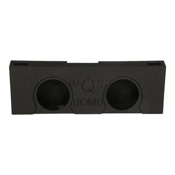 Qpower dual 12" GMC 2007-2013 Crew Cab under seat QBOMB QBGMC07212